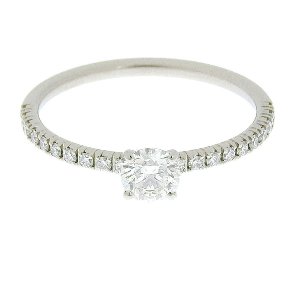 CARTIER Authentic Silver Diamond Eternity Ring #50 - Picture 3 of 5